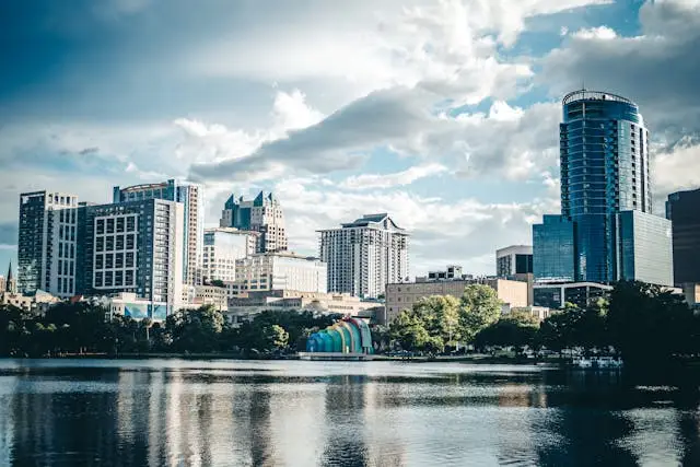 image of downtown orlando Florida skyline where AvantFlow is based