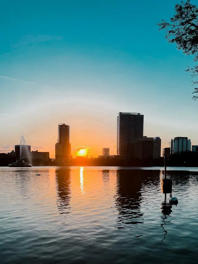Image of lake eola and downtown orlando where avantflow is based