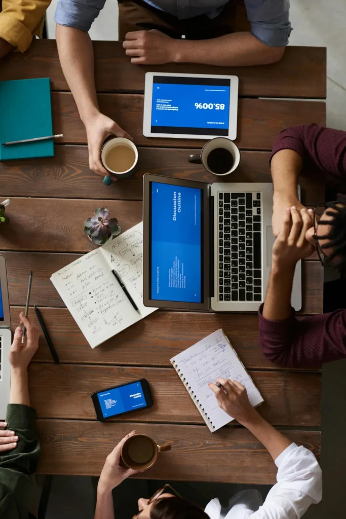 seo experts reviewing website performance stats